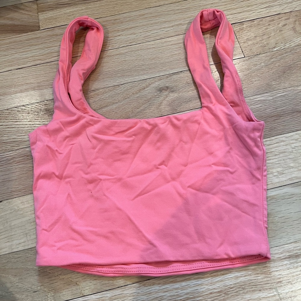 Aritzia babaton pink tank top